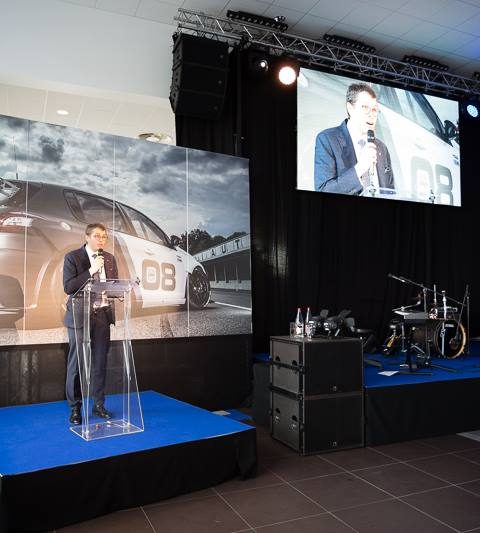 Inauguration de la nouvelle concession Peugeot à Reims